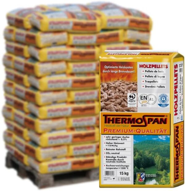 Thermospan-Holzpellets